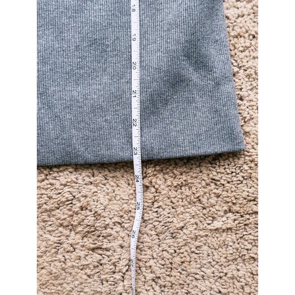 NWT Susana Monaco Cinched Knit Sweatshirt Blouson Bust Small Gray Capsule Layer - Picture 7 of 8